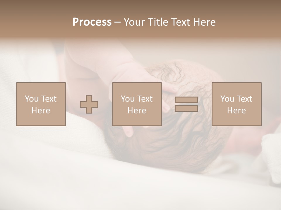 Blanket Son Person PowerPoint Template