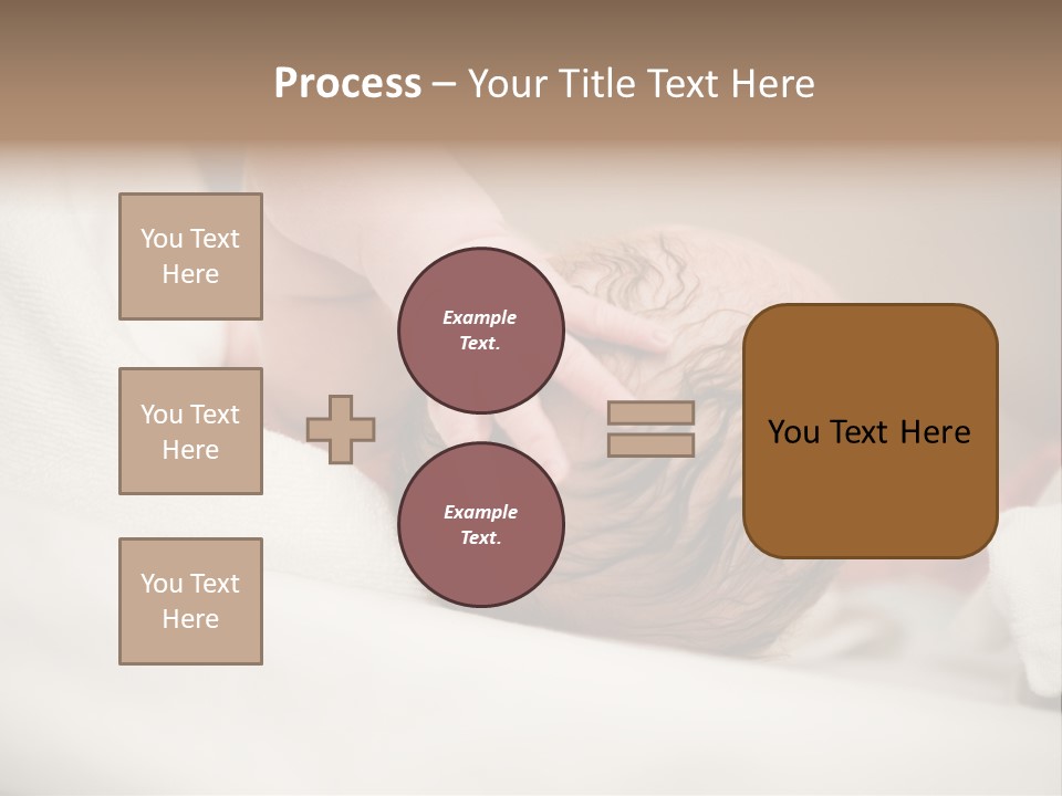 Blanket Son Person PowerPoint Template