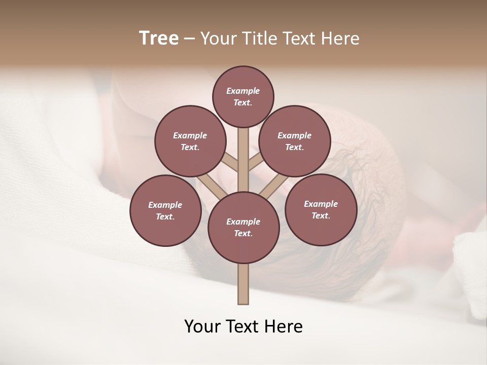 Blanket Son Person PowerPoint Template