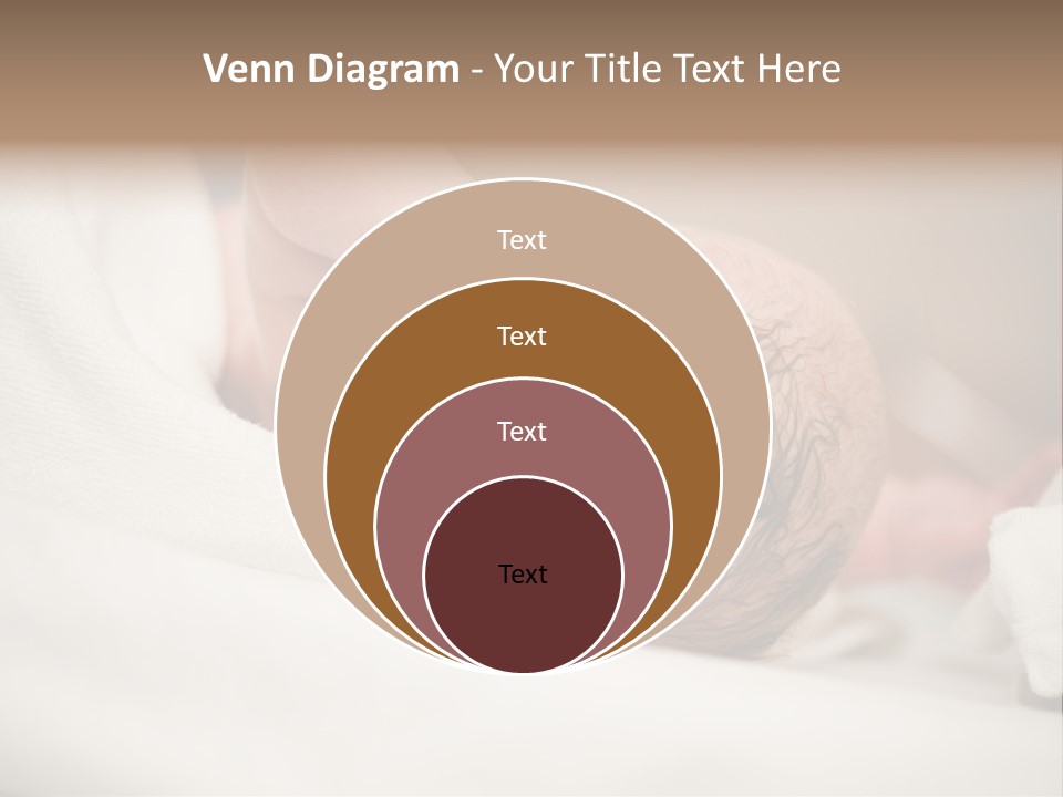 Blanket Son Person PowerPoint Template