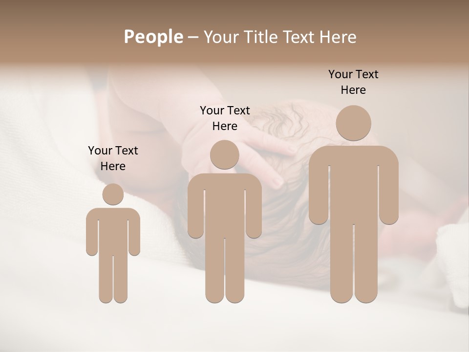 Blanket Son Person PowerPoint Template