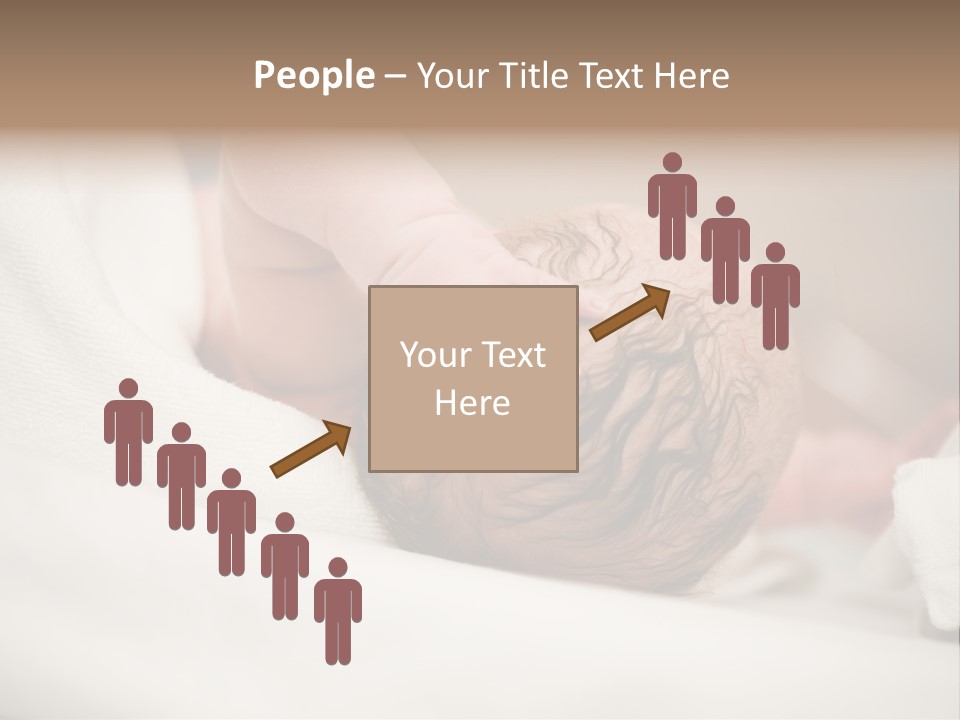 Blanket Son Person PowerPoint Template