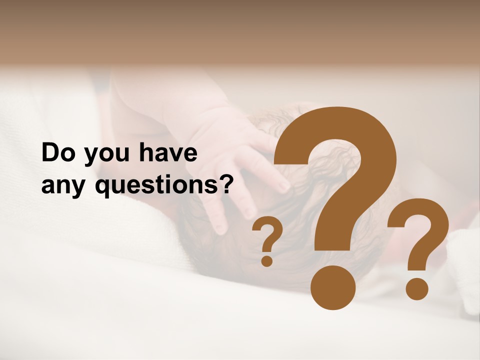 Blanket Son Person PowerPoint Template