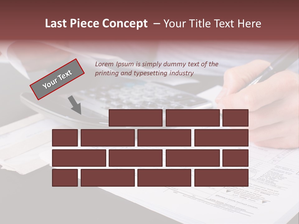 Bill Deposit Receipt PowerPoint Template