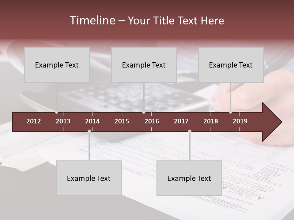Bill Deposit Receipt PowerPoint Template