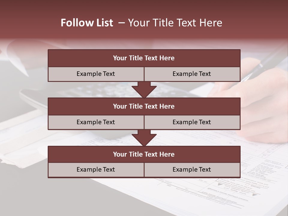 Bill Deposit Receipt PowerPoint Template