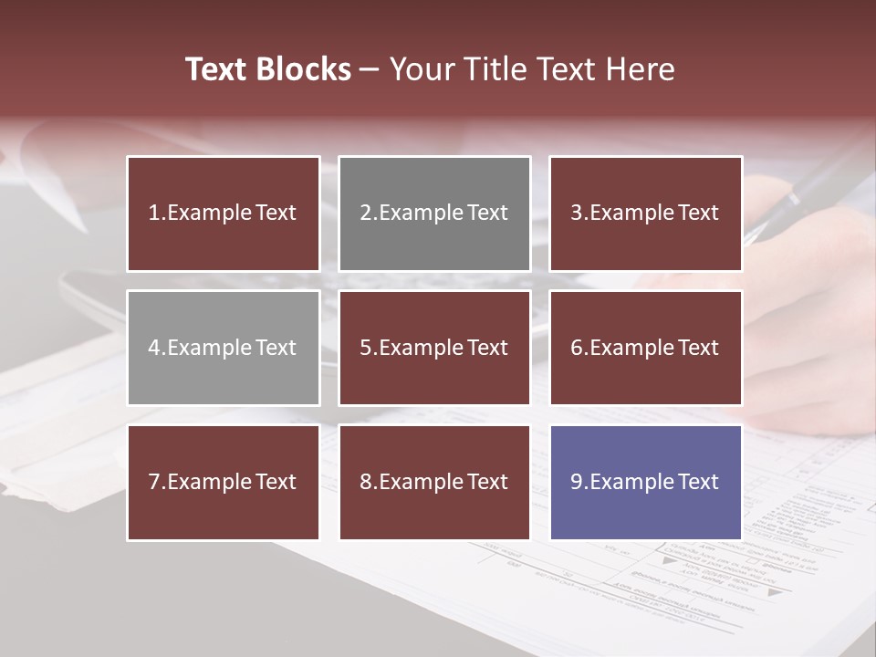 Bill Deposit Receipt PowerPoint Template