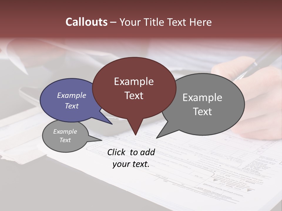 Bill Deposit Receipt PowerPoint Template