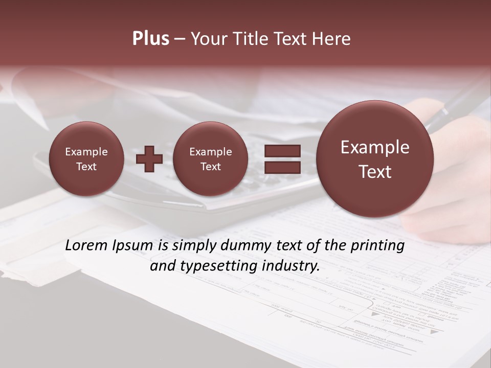 Bill Deposit Receipt PowerPoint Template