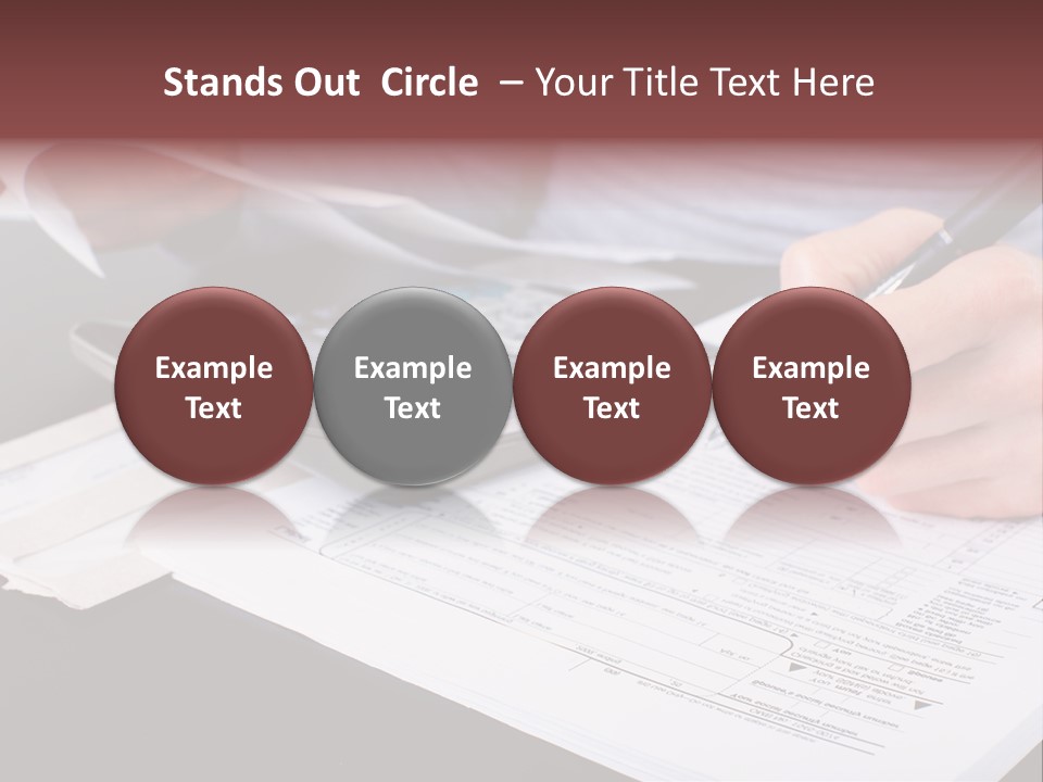 Bill Deposit Receipt PowerPoint Template