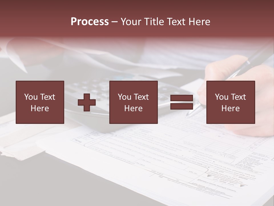 Bill Deposit Receipt PowerPoint Template