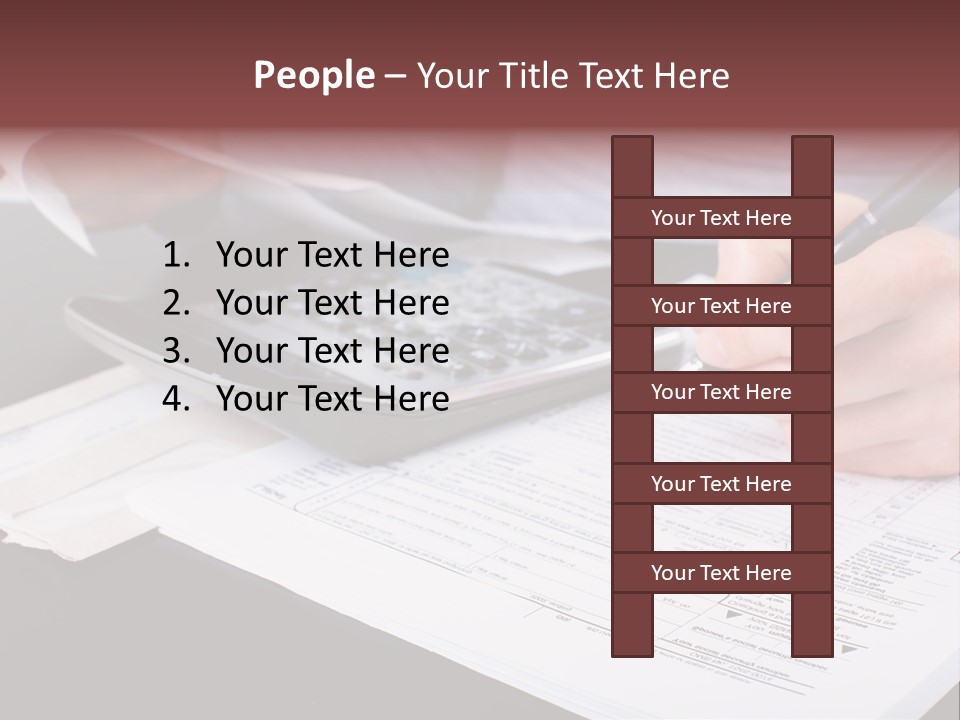 Bill Deposit Receipt PowerPoint Template