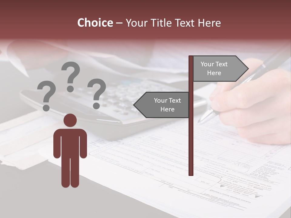 Bill Deposit Receipt PowerPoint Template