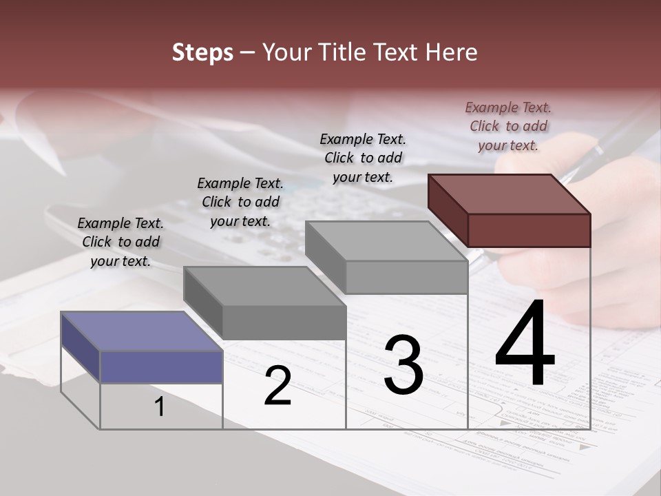 Bill Deposit Receipt PowerPoint Template