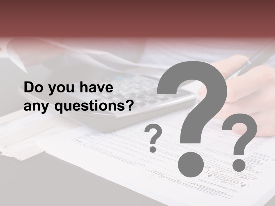 Bill Deposit Receipt PowerPoint Template