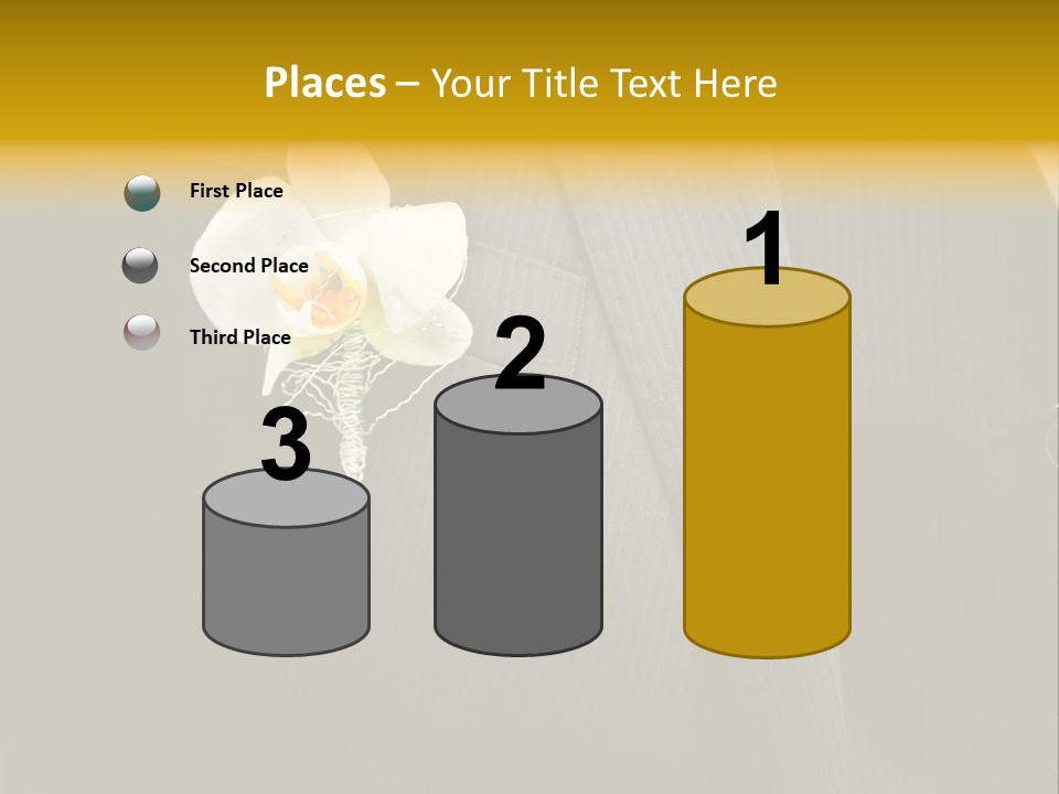 Waistcoat Suit Horizontal PowerPoint Template