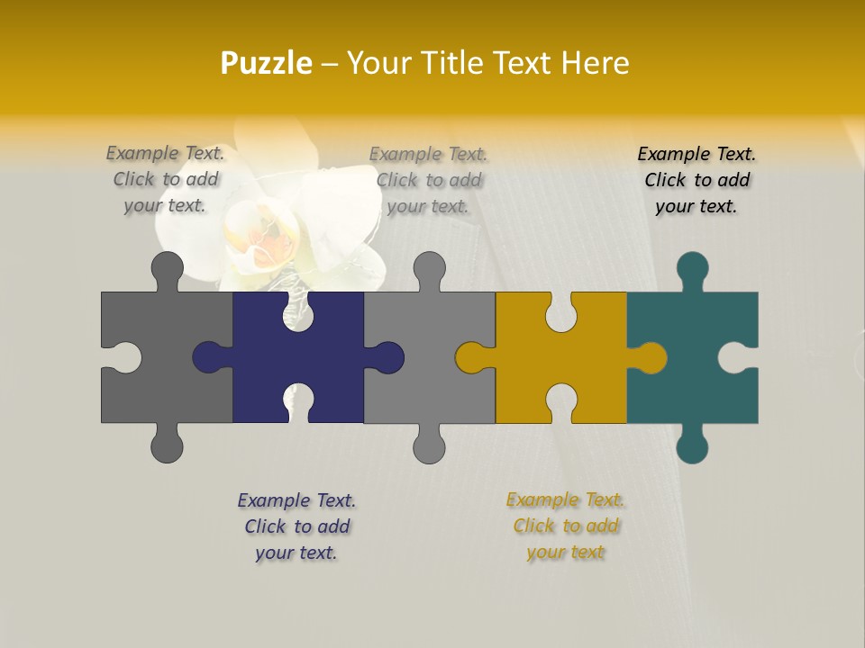 Waistcoat Suit Horizontal PowerPoint Template