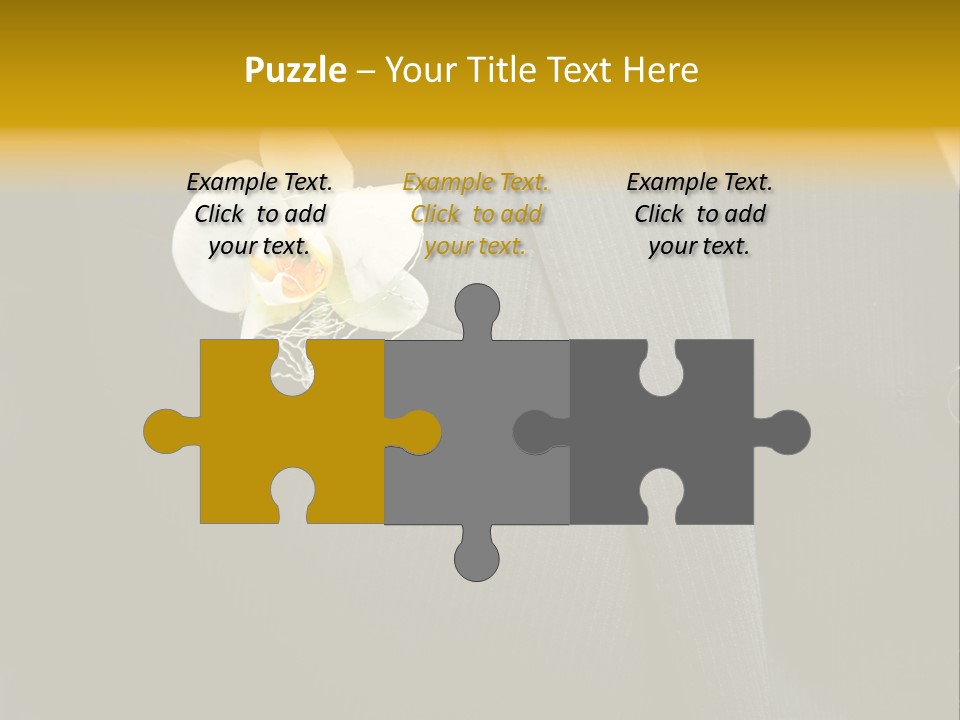 Waistcoat Suit Horizontal PowerPoint Template