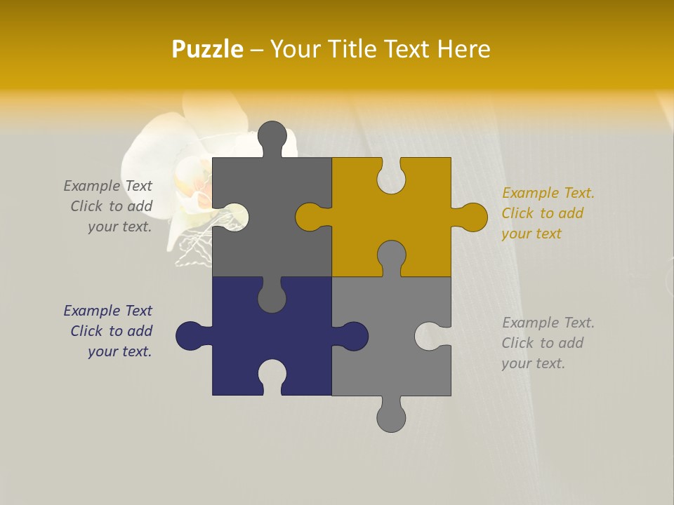 Waistcoat Suit Horizontal PowerPoint Template