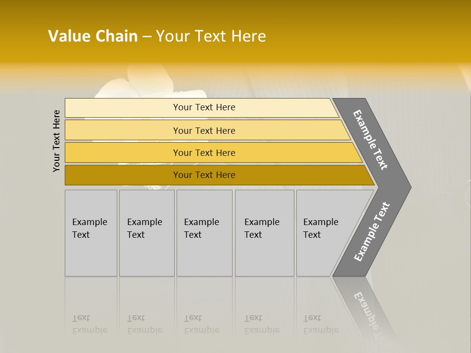 Waistcoat Suit Horizontal PowerPoint Template