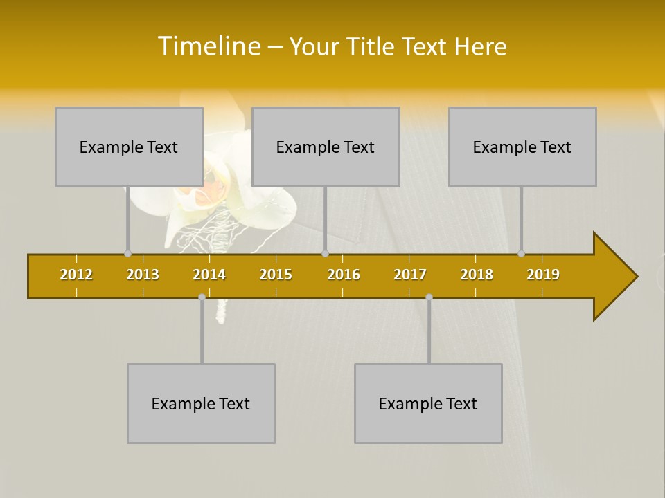 Waistcoat Suit Horizontal PowerPoint Template