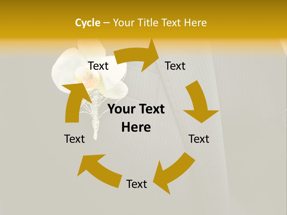 Waistcoat Suit Horizontal PowerPoint Template