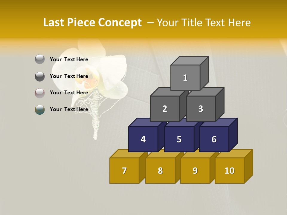 Waistcoat Suit Horizontal PowerPoint Template