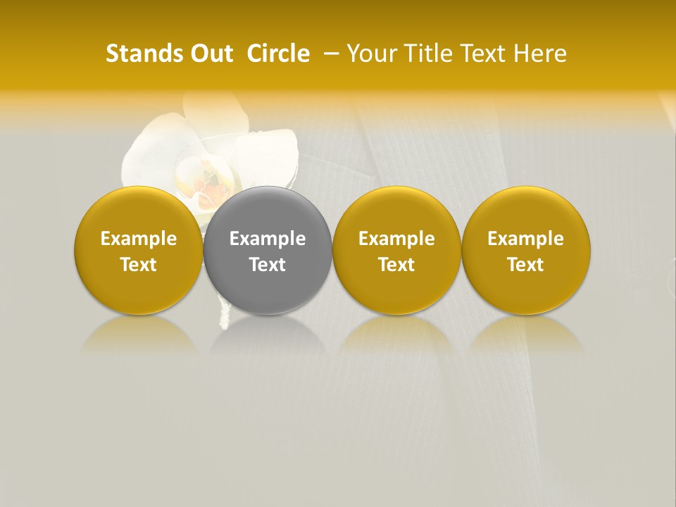 Waistcoat Suit Horizontal PowerPoint Template