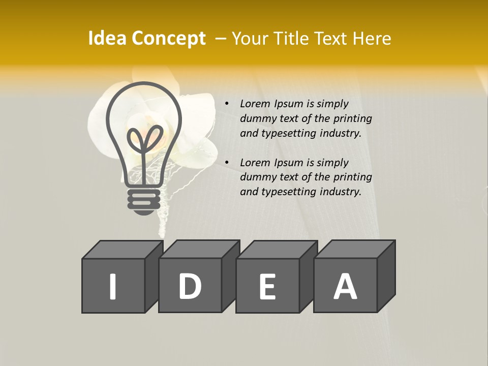 Waistcoat Suit Horizontal PowerPoint Template