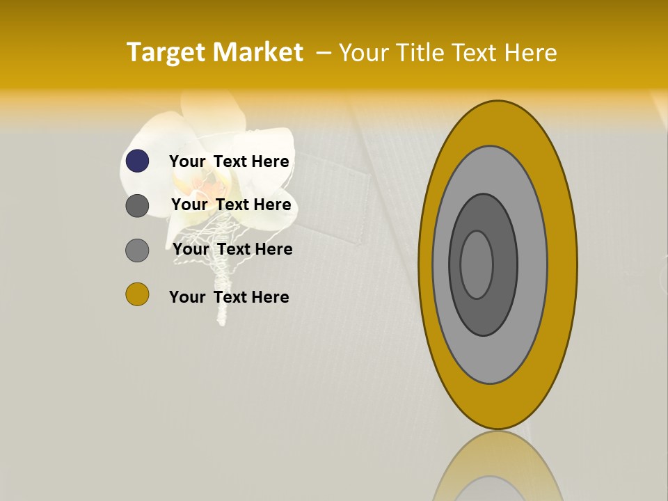 Waistcoat Suit Horizontal PowerPoint Template