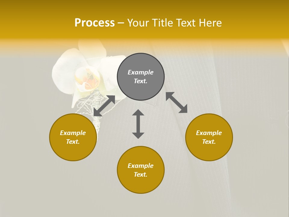 Waistcoat Suit Horizontal PowerPoint Template