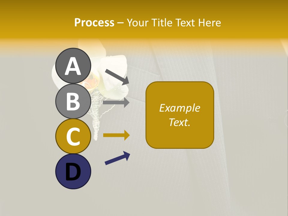 Waistcoat Suit Horizontal PowerPoint Template