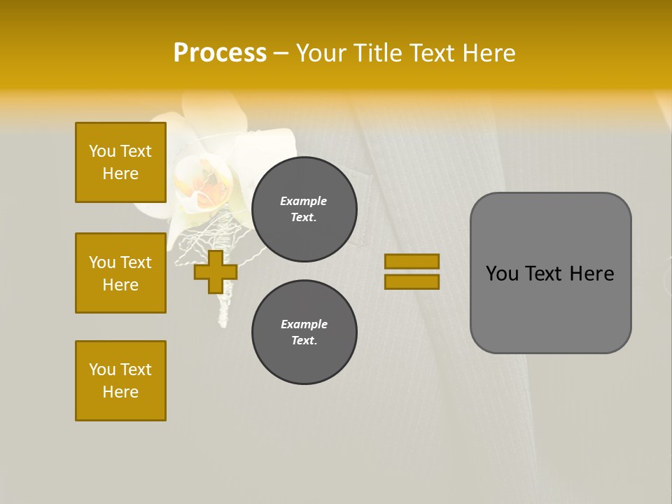 Waistcoat Suit Horizontal PowerPoint Template