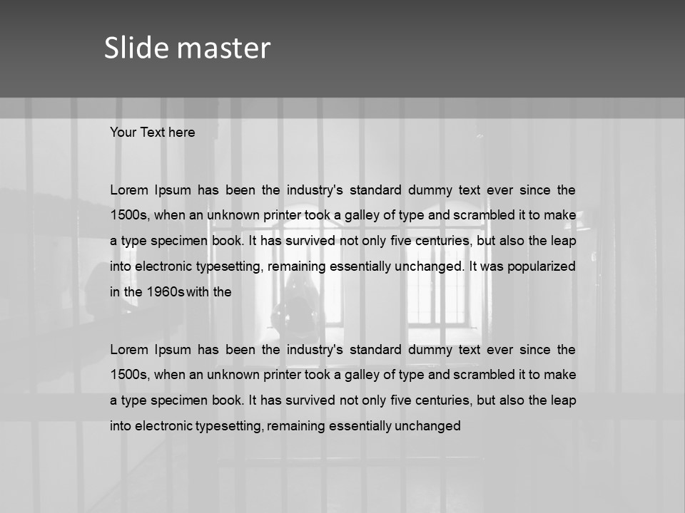 Wild Bars Cell PowerPoint Template