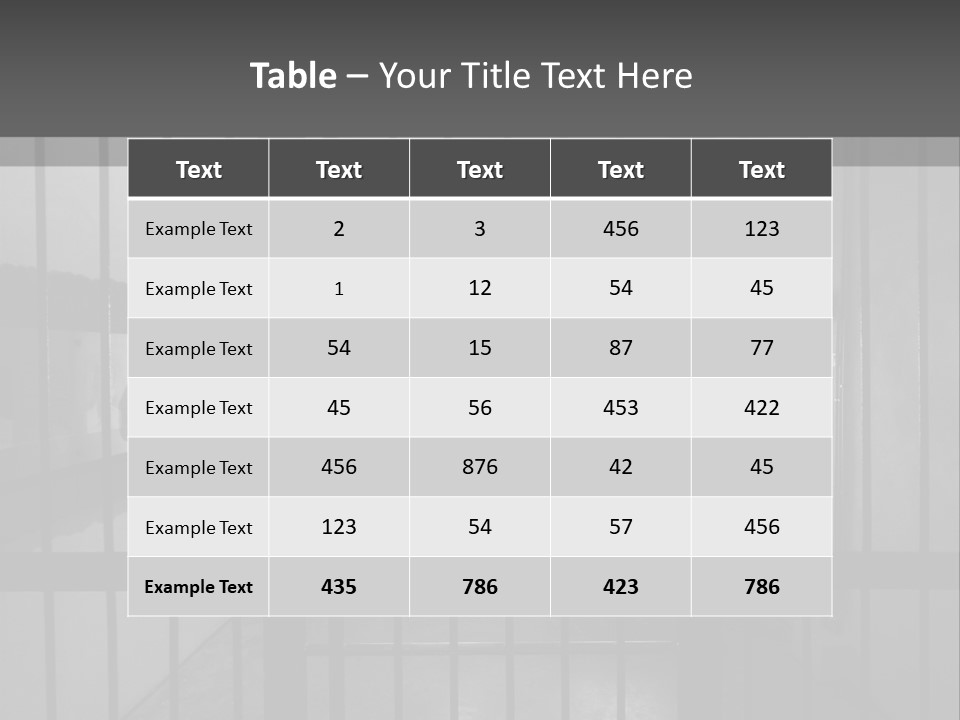 Wild Bars Cell PowerPoint Template