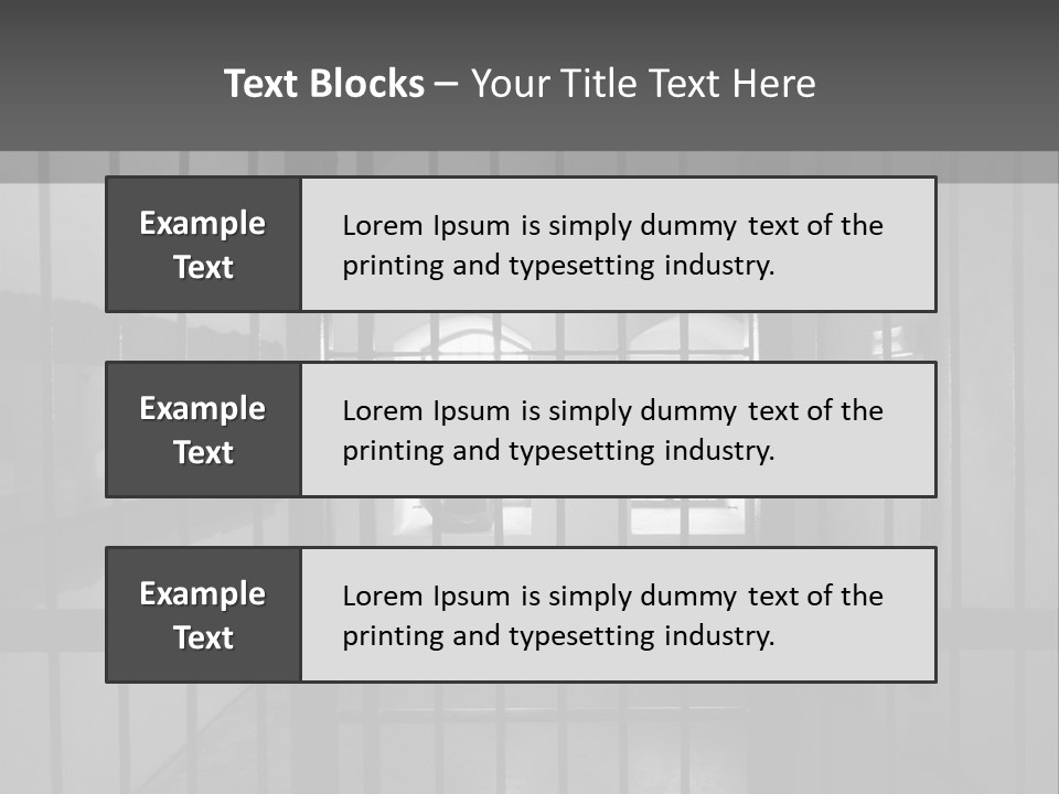 Wild Bars Cell PowerPoint Template