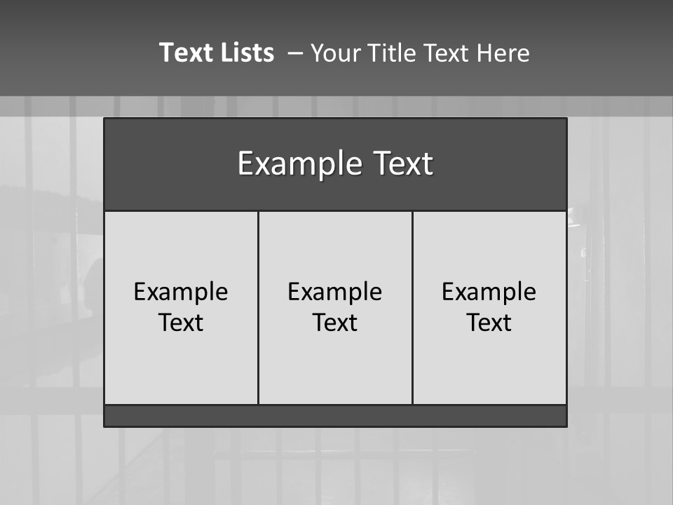 Wild Bars Cell PowerPoint Template