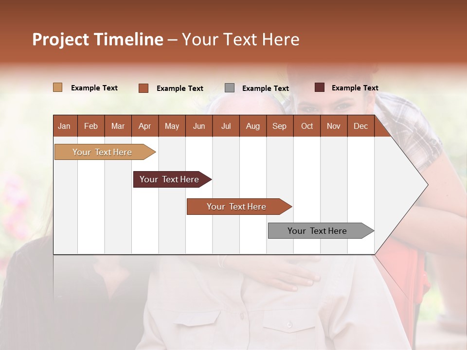 Mother Old Happy PowerPoint Template