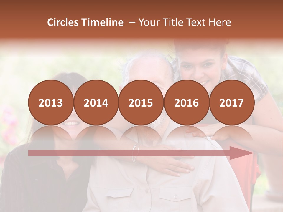 Mother Old Happy PowerPoint Template