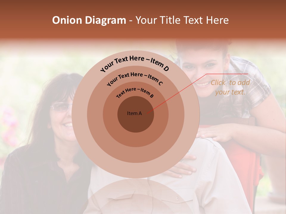 Mother Old Happy PowerPoint Template