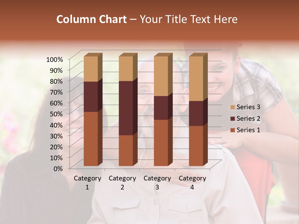 Mother Old Happy PowerPoint Template