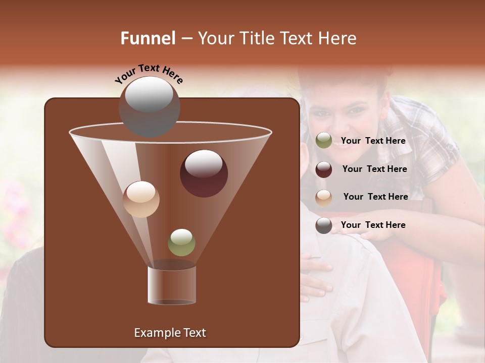 Mother Old Happy PowerPoint Template