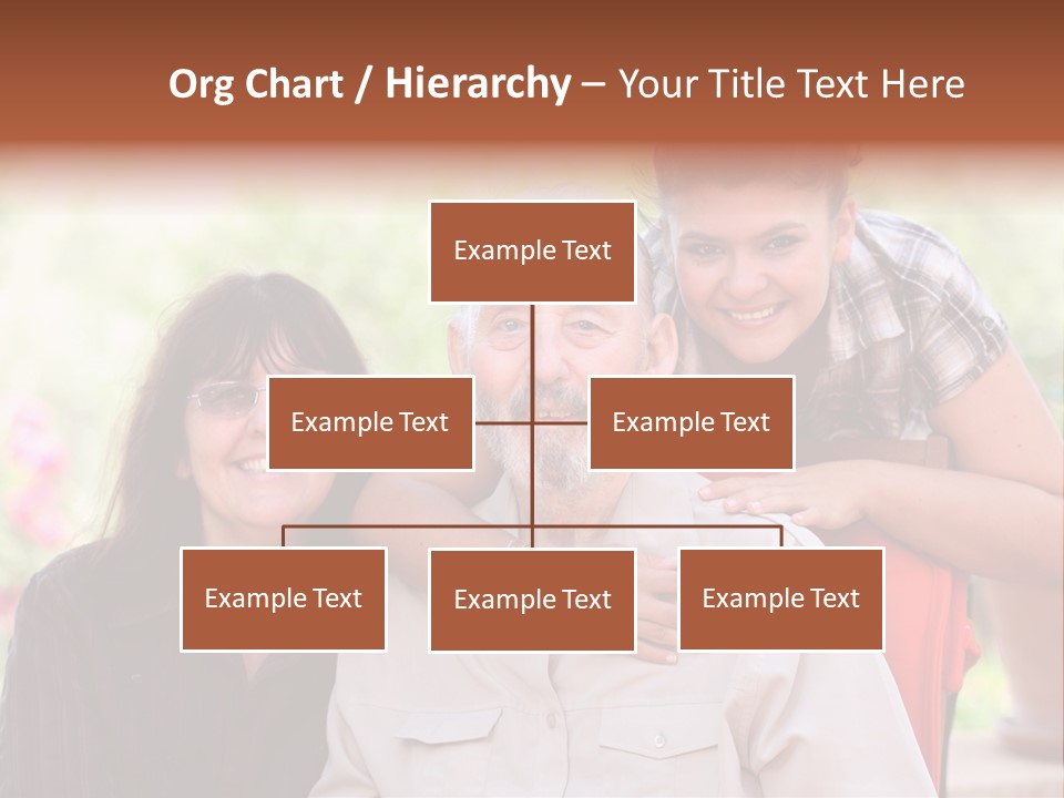 Mother Old Happy PowerPoint Template