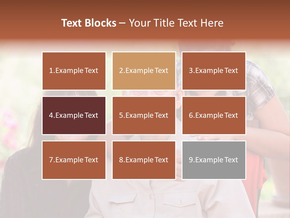 Mother Old Happy PowerPoint Template