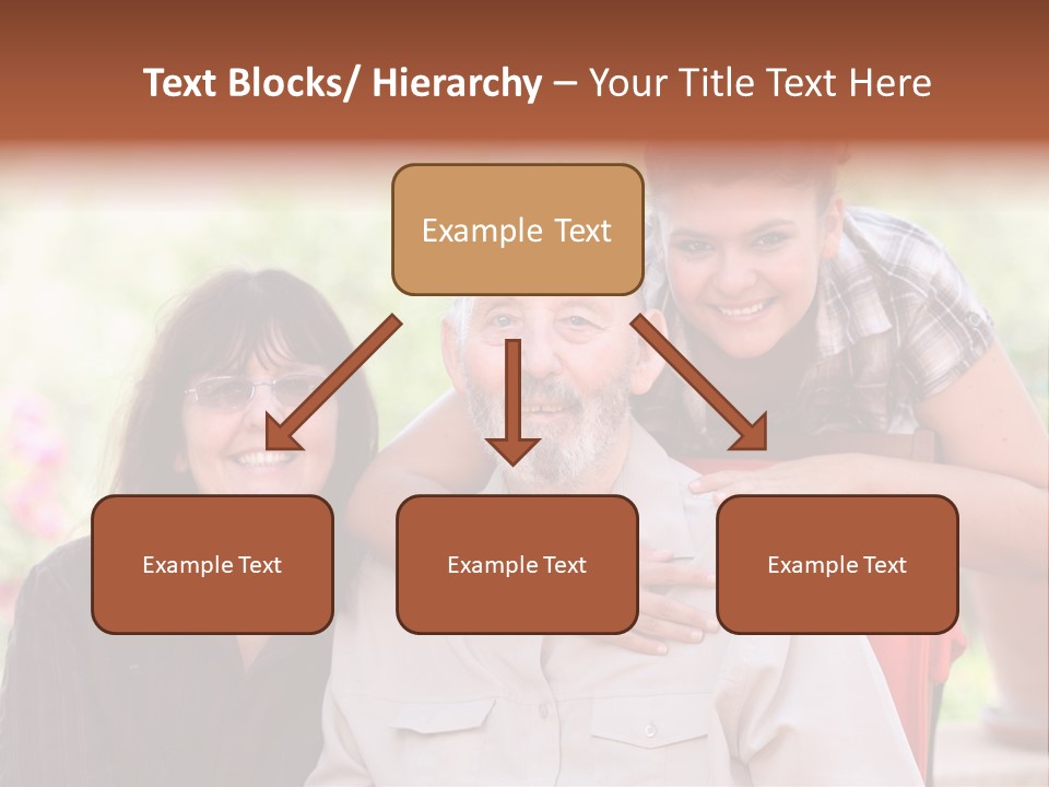 Mother Old Happy PowerPoint Template