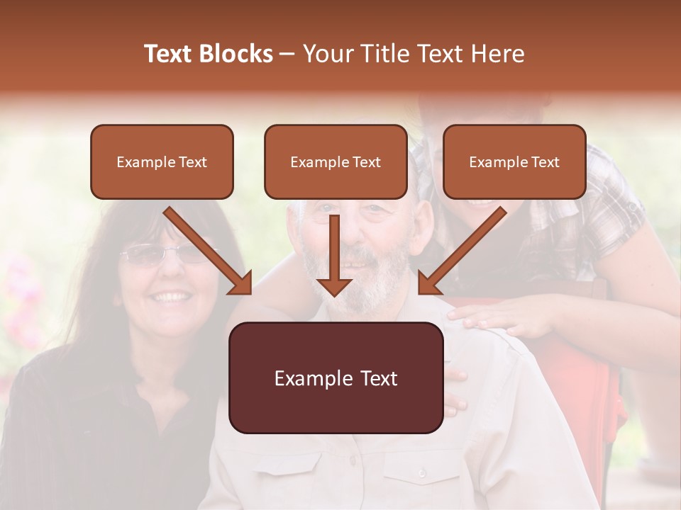 Mother Old Happy PowerPoint Template