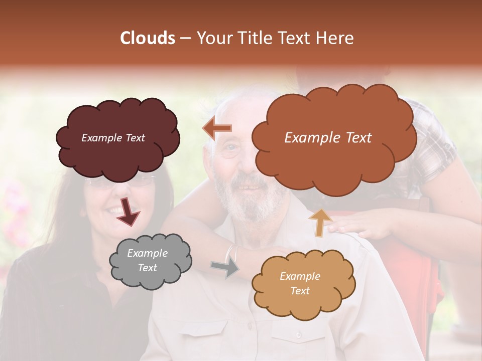 Mother Old Happy PowerPoint Template