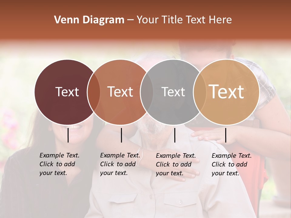 Mother Old Happy PowerPoint Template