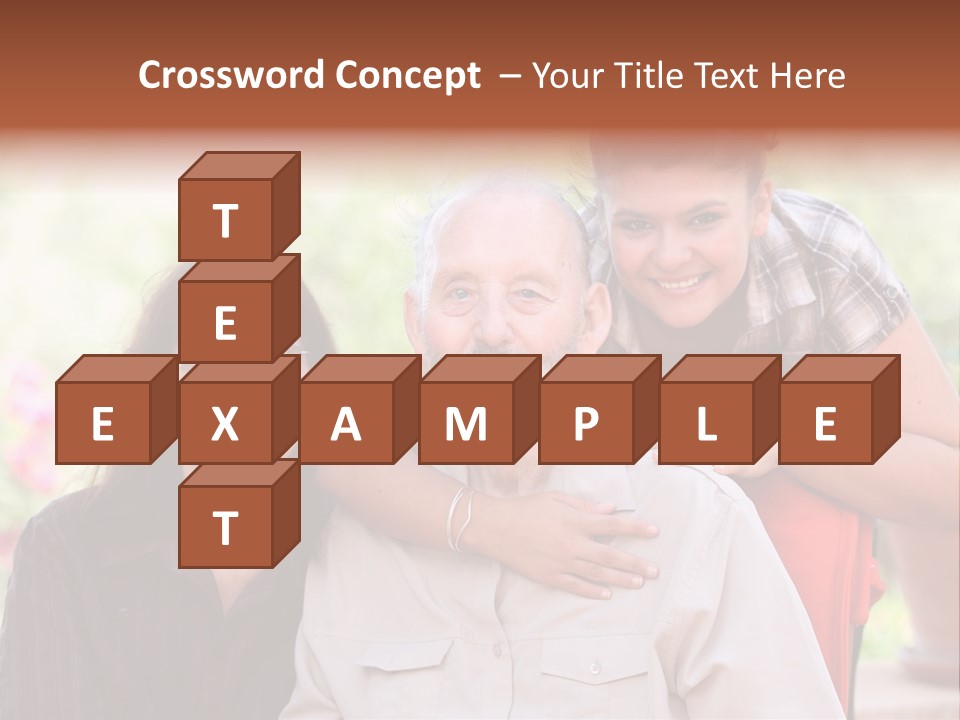 Mother Old Happy PowerPoint Template