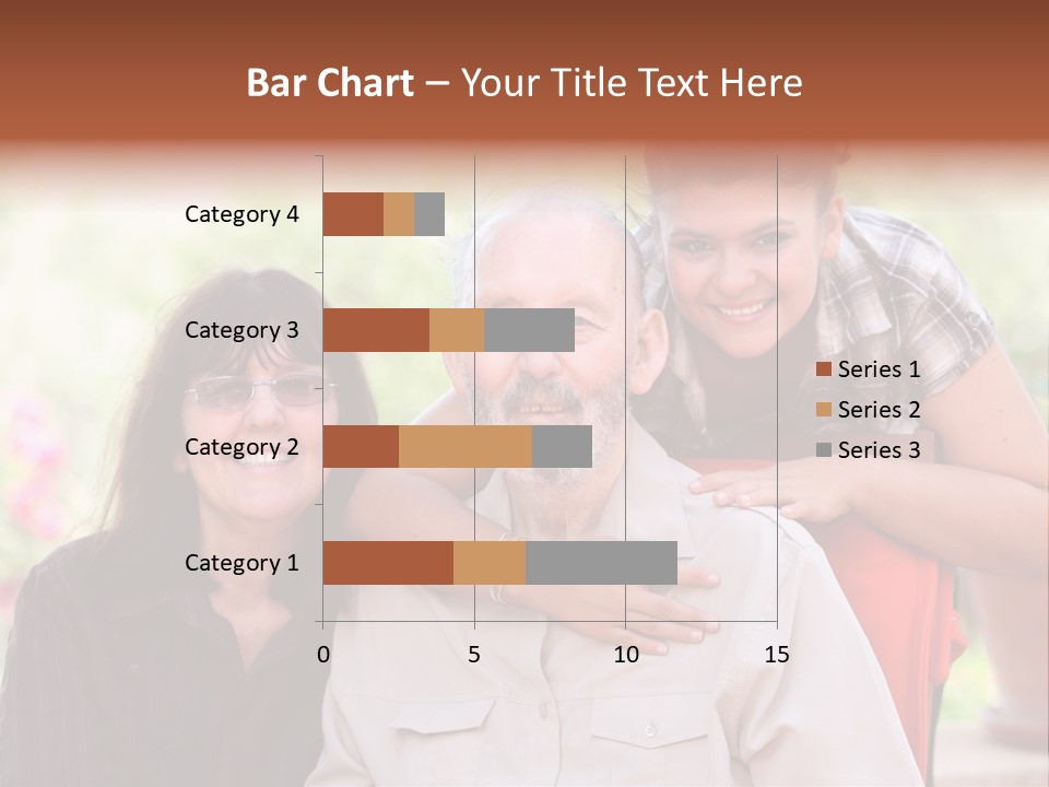 Mother Old Happy PowerPoint Template